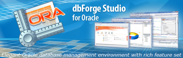 dbForge Studio for Oracle v3.1
