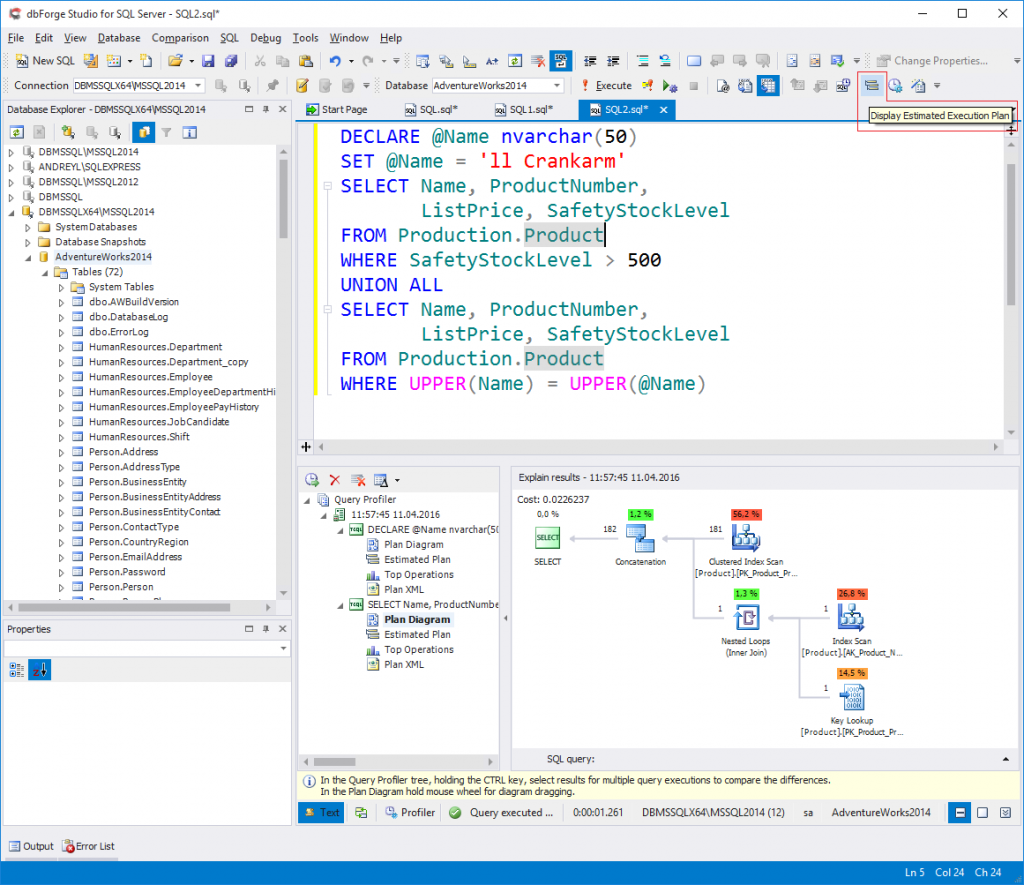 SQL Server Execution Plans - Devart Blog