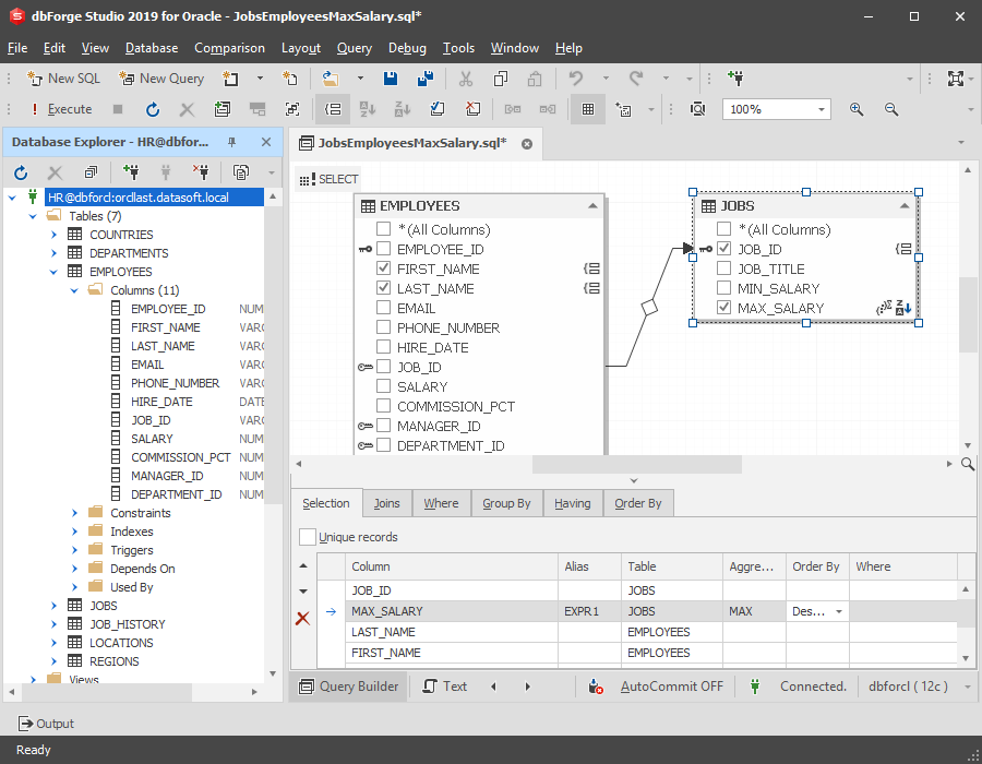 Dbforge for oracle что это