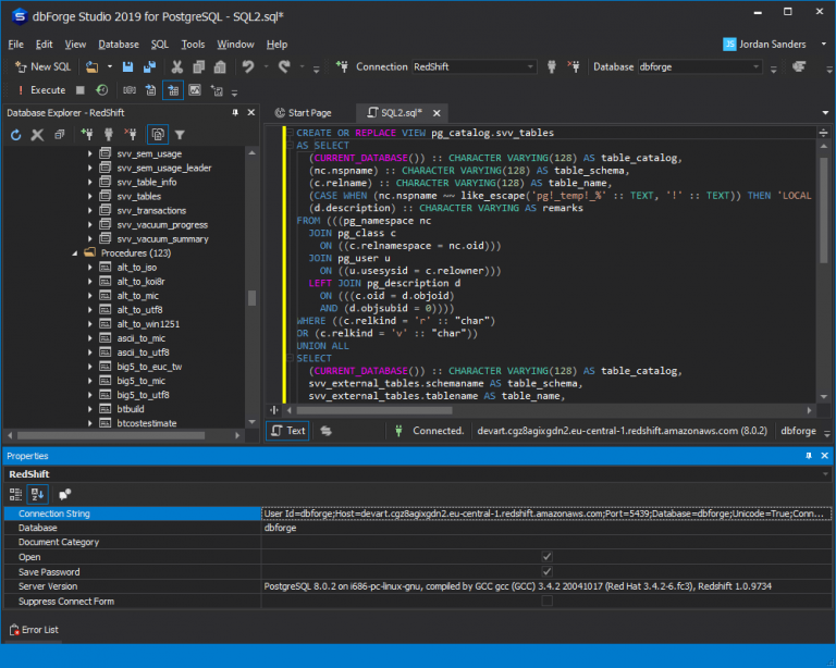 Standardize your SQL code with dbForge Studio for PostgreSQL 2.2 ...