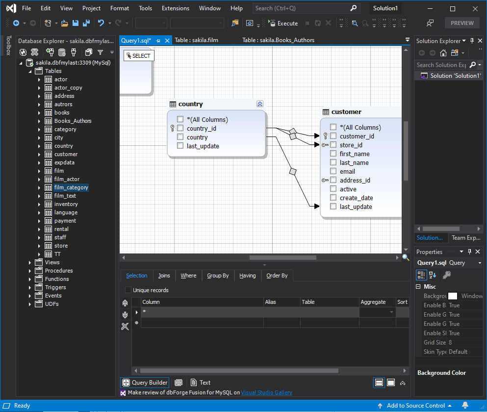 dbForge Fusion for SQL Server