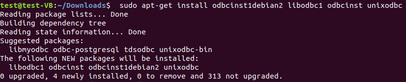 Install unixODBC on Linux (Ubuntu)