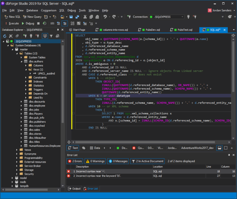 Find Invalid Objects in Your Databases - Devart Blog