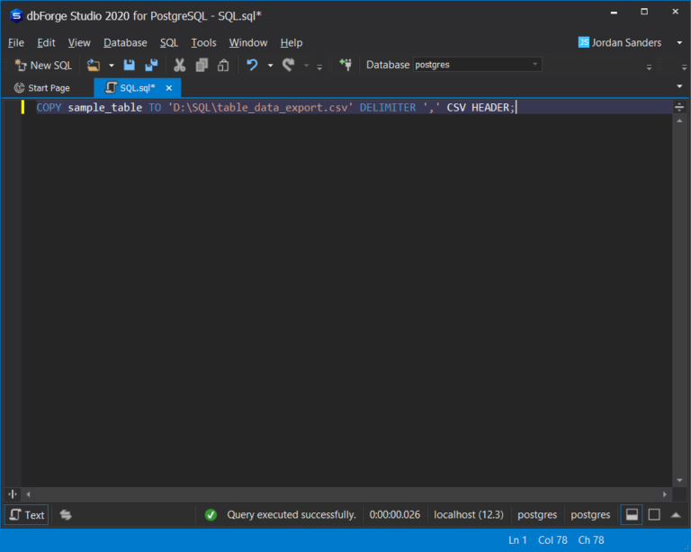 How to Import and Export CSV Files Into a PostgreSQL Database - Devart Blog