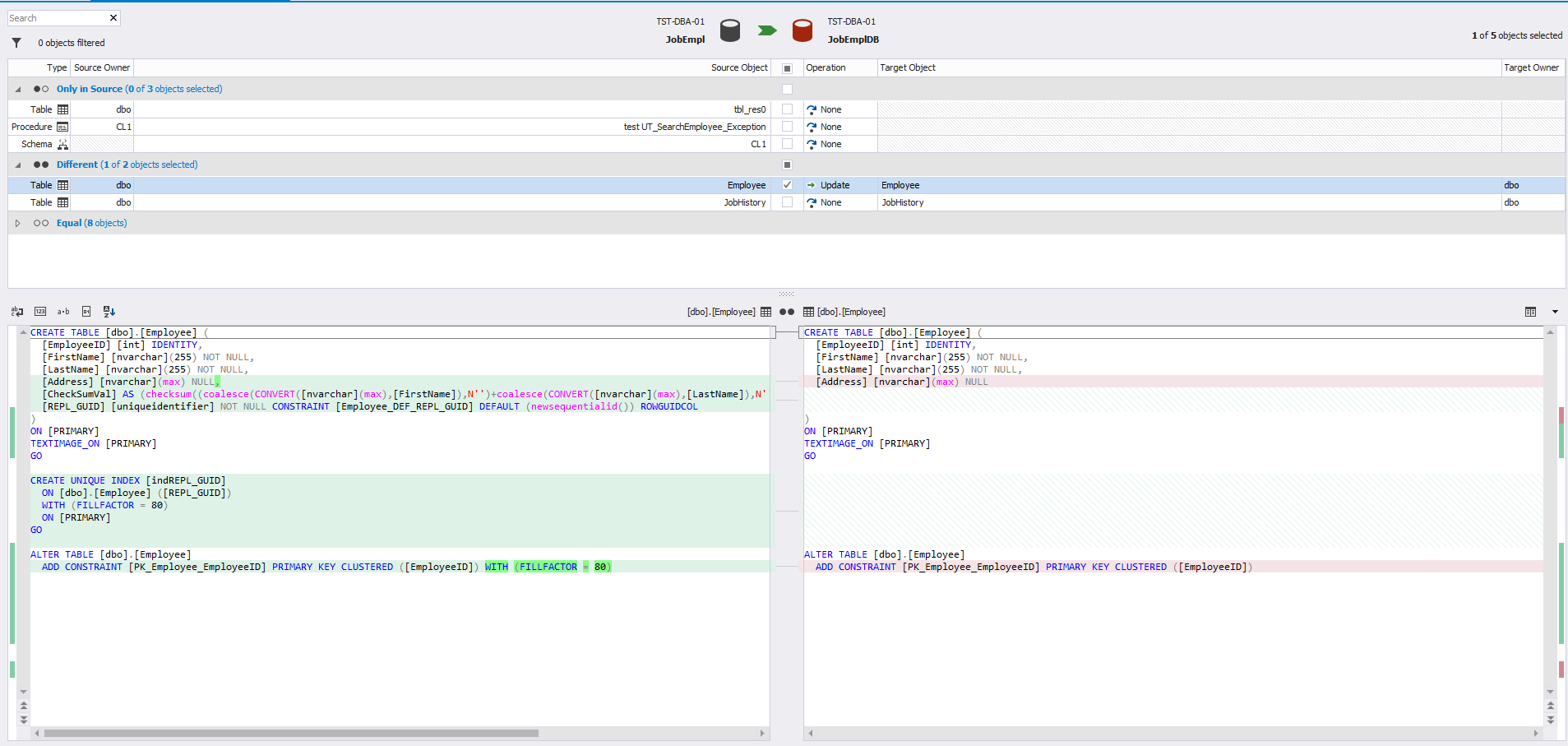 Compare And Find Data Differences Between Two Tables In SQL Server With ...