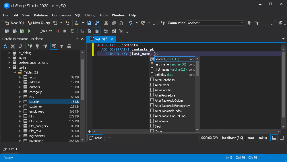 Alter table add primary key to existing table MySQL