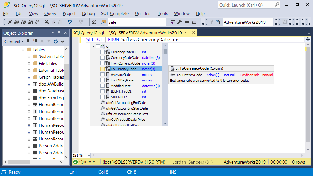 SQL Complete 6.6 - add classification support