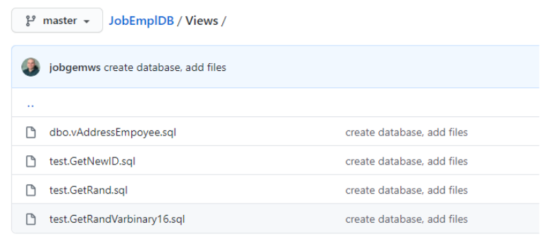 Definitions of views are located under the Views folder in the GitHub repository