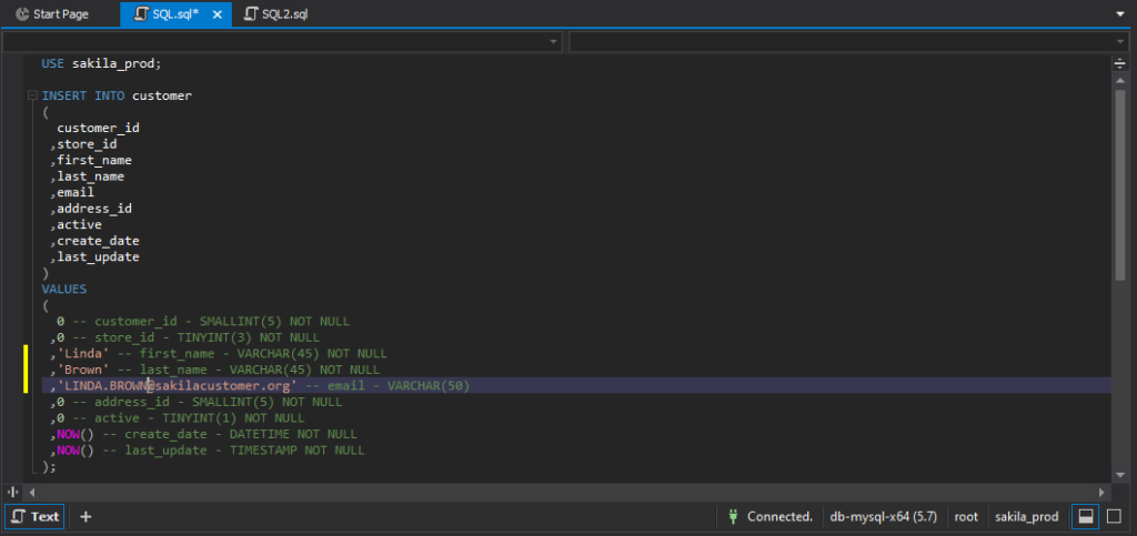 mysql insert into increment value