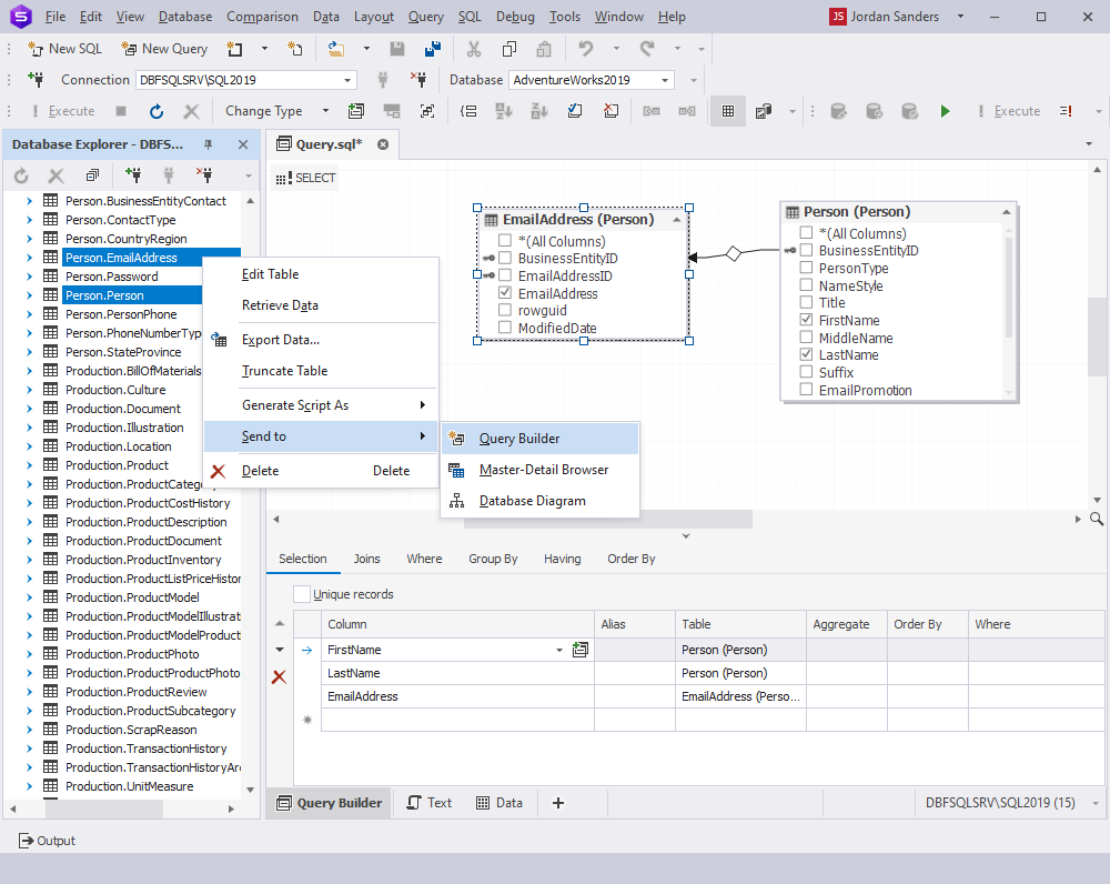 psequel query writer