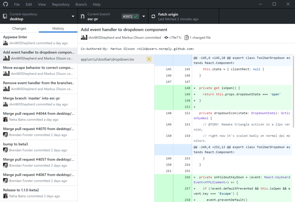 how to import a file into github desktop