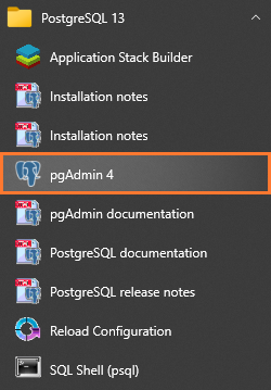 create database in pgadmin 4