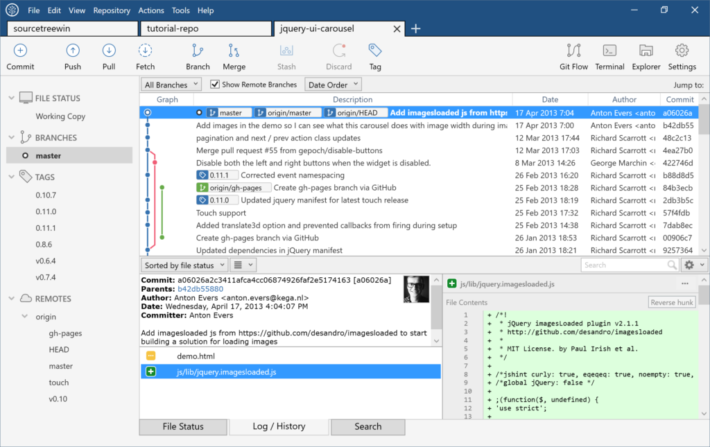 sourcetree github organization