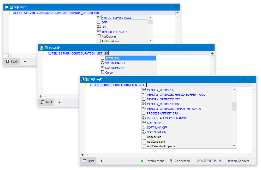 dbForge Studio for SQL Server 6.1 - support for MEMORY_OPTIMIZED syntax element
