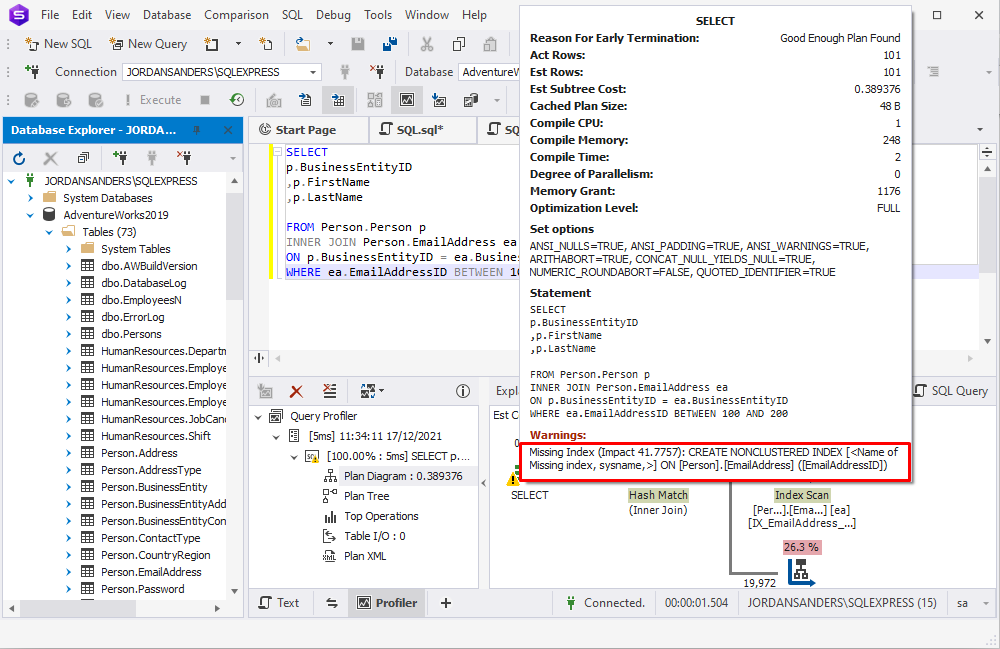 Sql Server Query Tuning Techniques