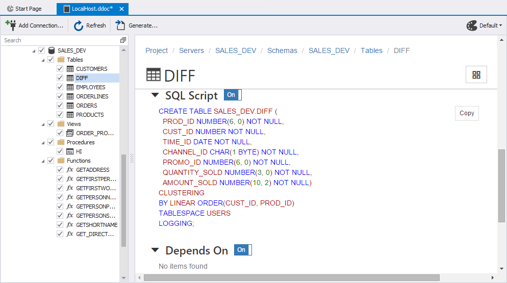 Adding a CLUSTERING attribute to the CREATE TABLE statement