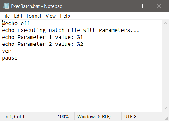 command line - Passing parameters to SSIS Execute process task
