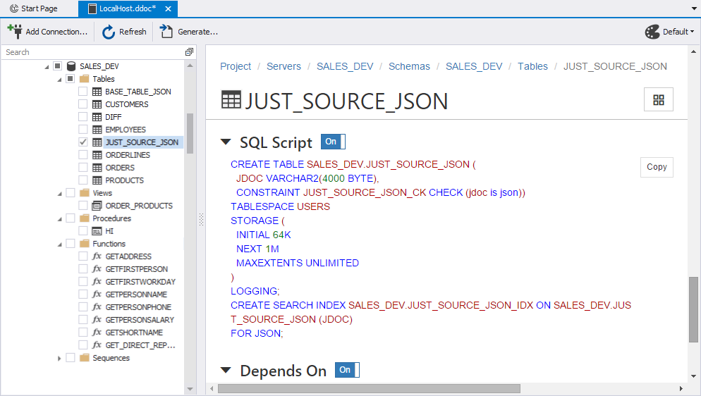 Documenter now supports a full-text search index for JSON data