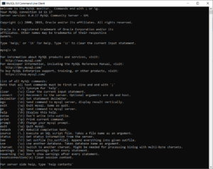 MySQL Command-Line Client for Windows [Getting Started Tutorial]