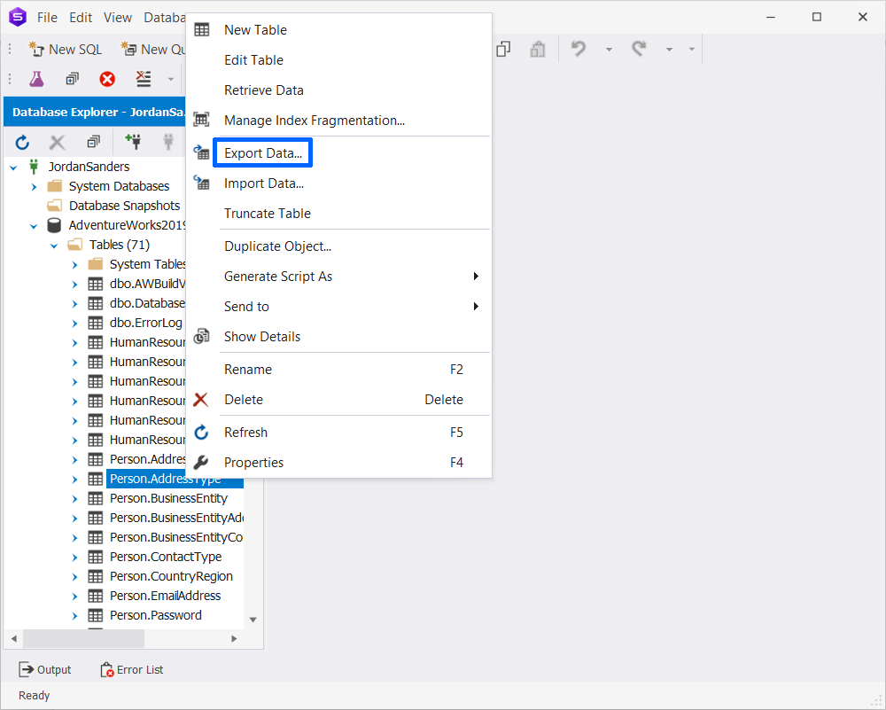 How To Export Sql Server Data From Table To A Csv File 6587