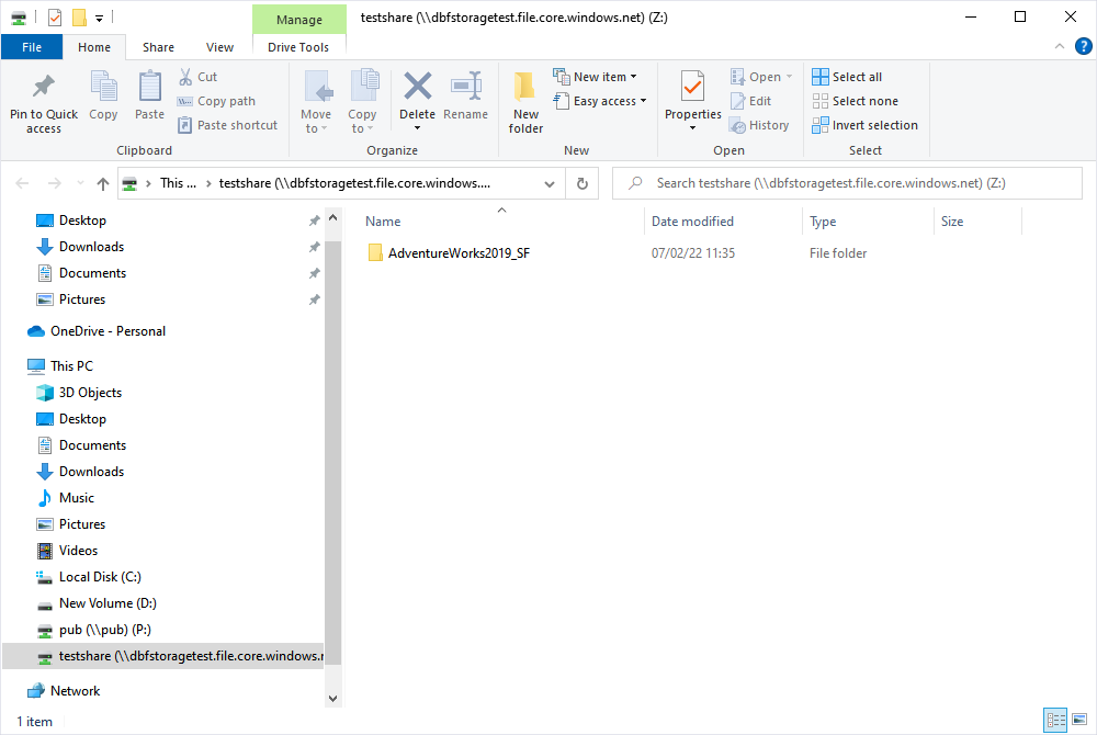 Move the scripts folder to Microsoft Azure Files