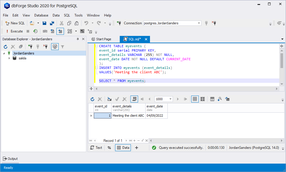 format timestamp update postgresql