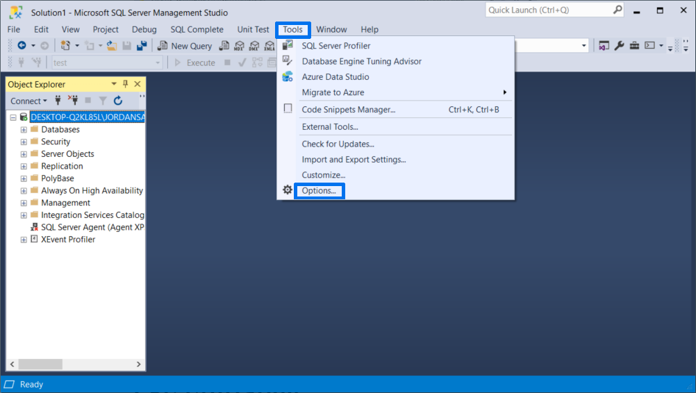 Using SQL Server Activity Monitor