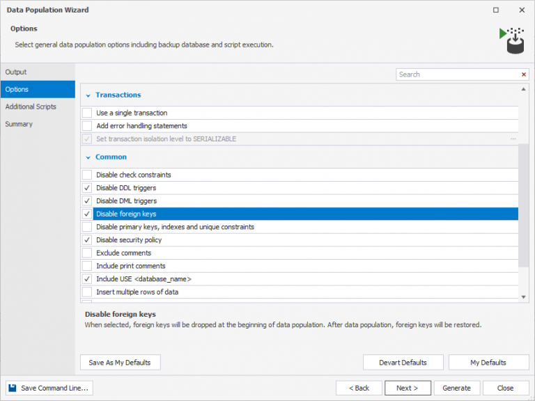 Generate Test Data for SQL Server - using dbForge Data Generator