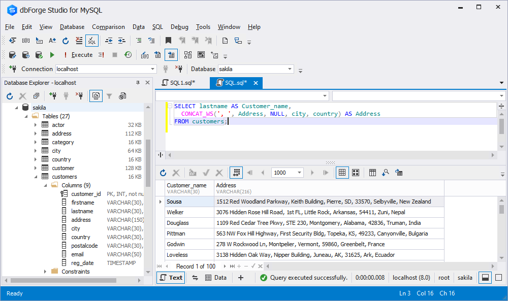 MySQL CONCAT_WS as a special form of CONCAT