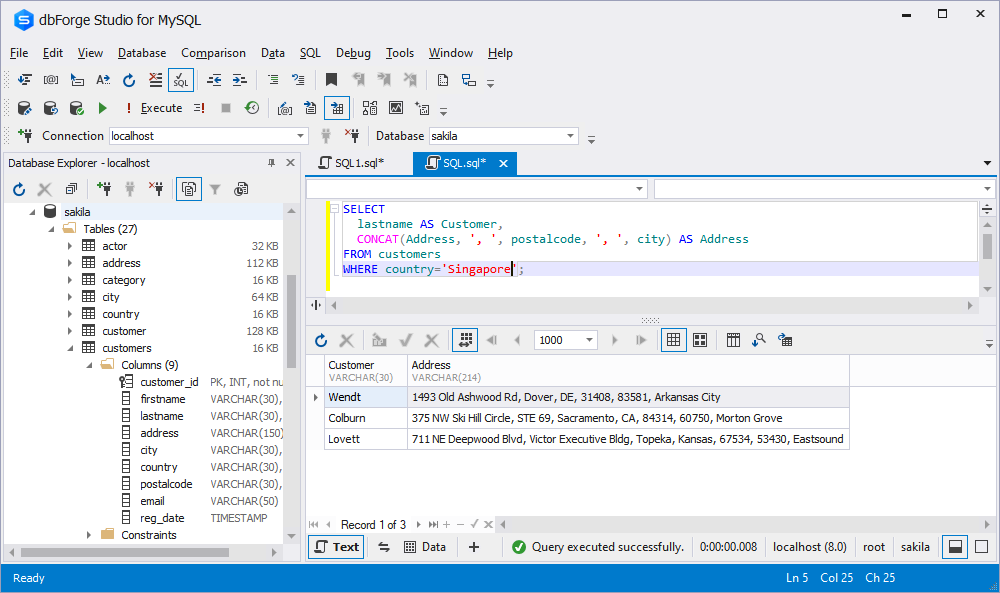 MySQL CONCAT_WS as a special form of CONCAT