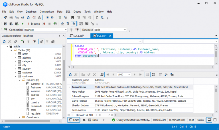 CONCAT Function In MySQL - Syntax And Examples