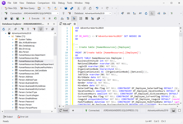 How to Script Tables with Parent Objects in dbForge Studio for SQL ...