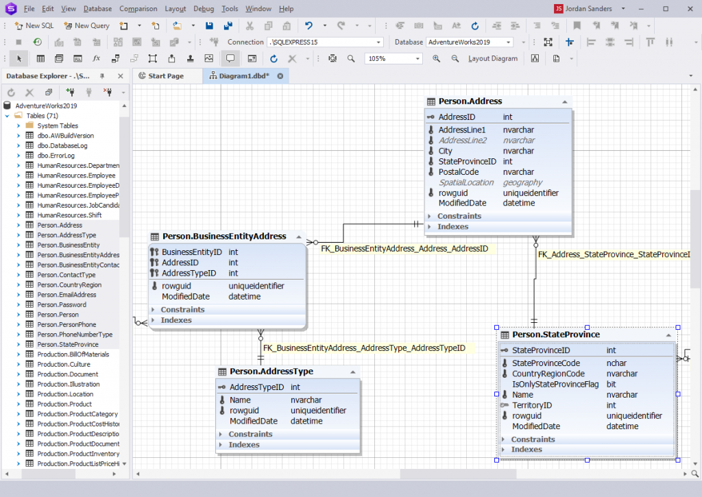 Create ER Diagram for SQL Server Database Using SSMS and SQL Designer -  Devart Blog