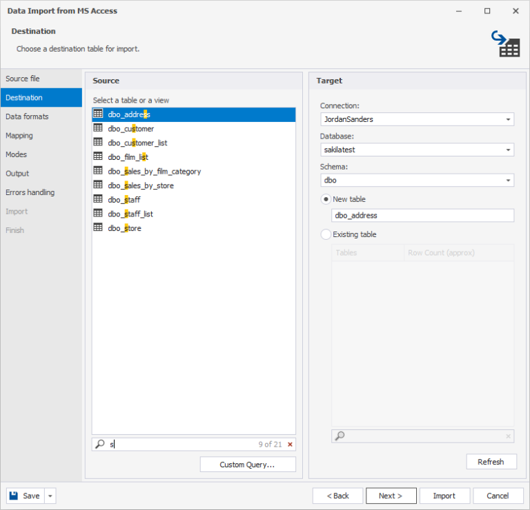 Microsoft Access database migration to SQL Server - using dbForge Studio