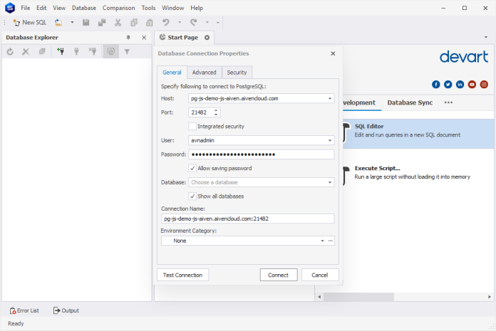 Aiven.io + dbForge GUI Tools: A Perfect Combination for Efficient ...