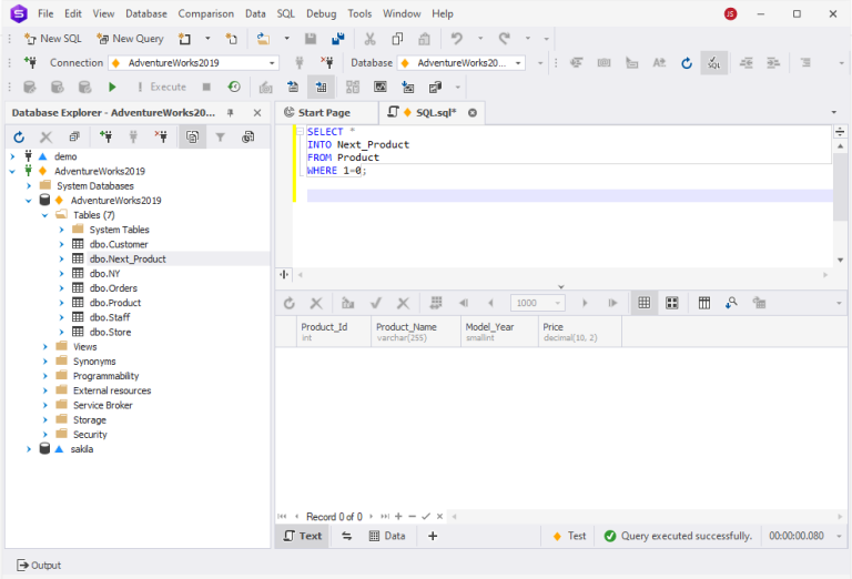 CREATE TABLE in SQL Server – Guide With Examples
