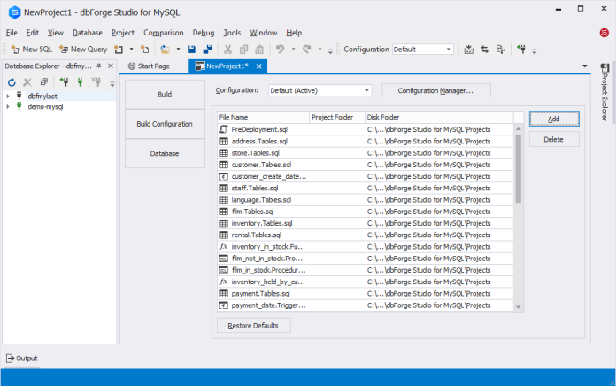 Steps to Automate Your MySQL Deployment using dbForge Studio for MySQL
