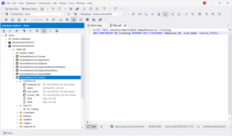 Primary Keys in SQL Server – Definition, Syntax, Examples - Devart Blog