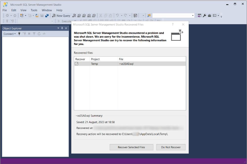 How to Recover Recently Closed Tabs in SSMS Using SQL Complete