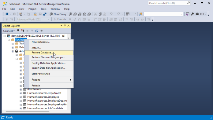 Database Refresh and Metadata Update in SQL Server
