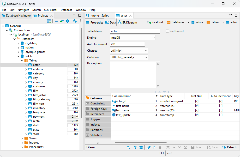 MySQL GUI Tool 5: DBeaver