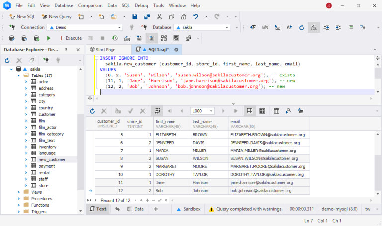 MySQL UPSERT Statement Examples: How to Efficiently Insert and Update Data