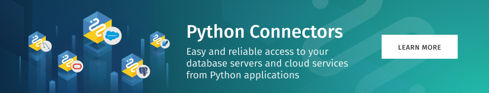Python connectors for databases and clouds