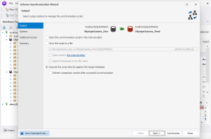 Check IF Database Exists in SQL Server – using Schema Compare