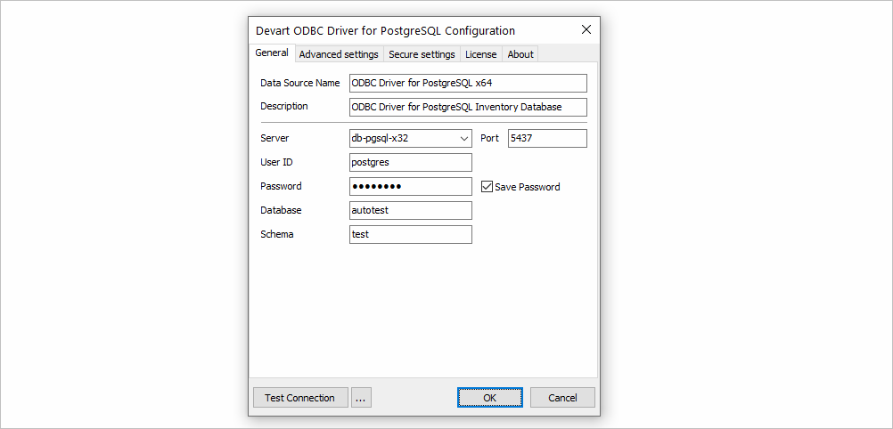 Configure ODBC Data Source on Windows (64-bit)