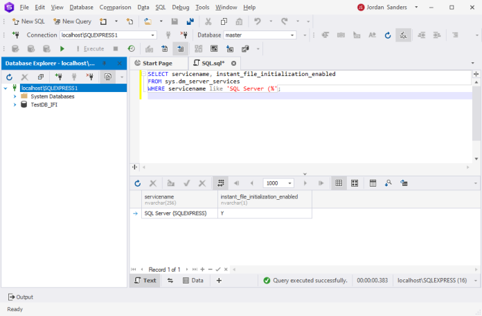 Instant file initialization in SQL Server – Boost your Database Performance