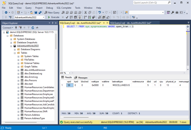 Find and Delete Incomplete Open Transactions in SQL Server
