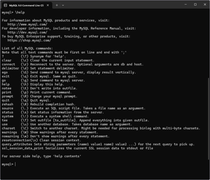 MySQL Command-Line Client for Windows [Getting Started Tutorial]