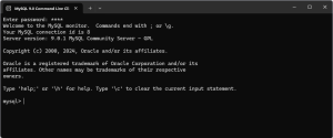 MySQL Command-Line Client for Windows [Getting Started Tutorial]