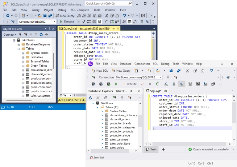 CREATE TABLE in SQL Server – Guide With Examples